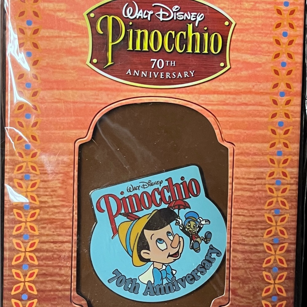 Collectable Disney 70th Anniversary Pinocchio Pin